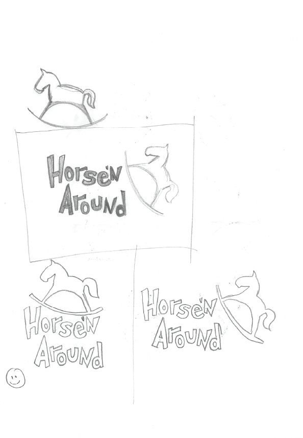 This is an image of the logo design sketches.
